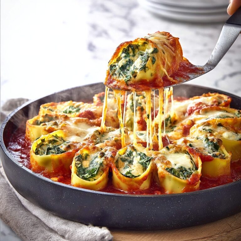 Baked Spinach and Ricotta Rotolo Recipe