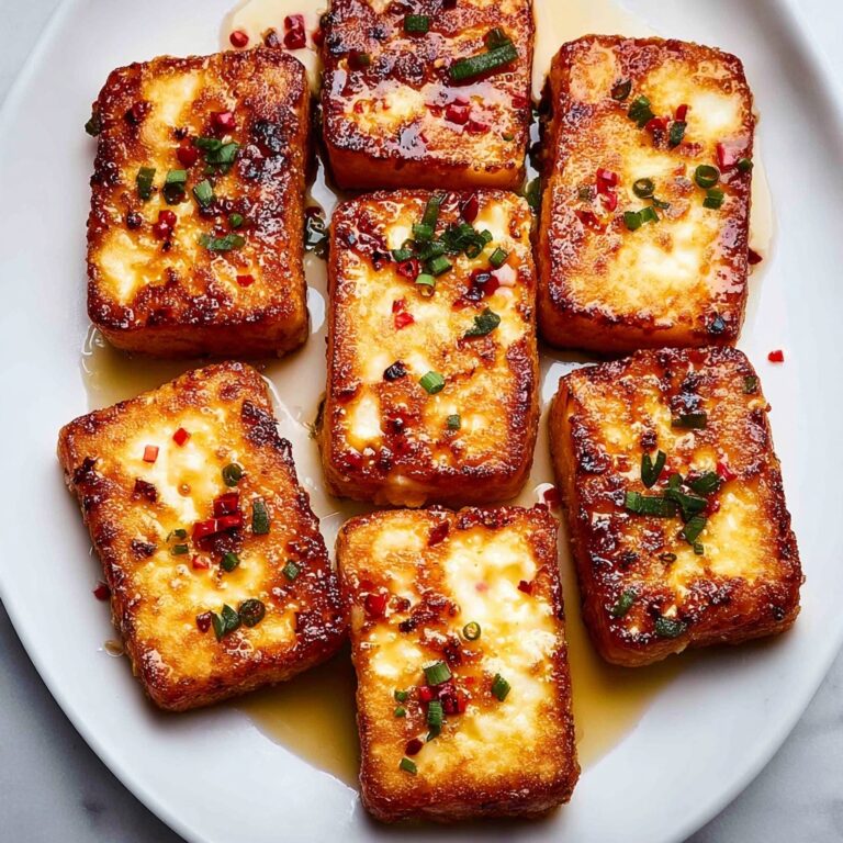 Golden Halloumi with Honey and Thyme Recipe