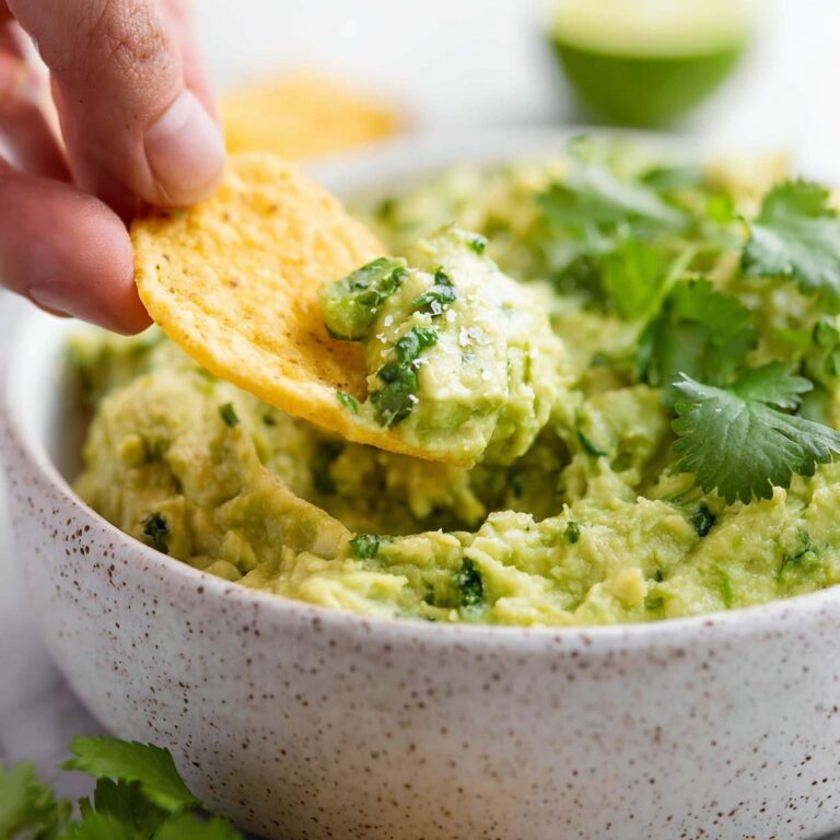 Creamy Guacamole with Jalapeño and Coriander Recipe