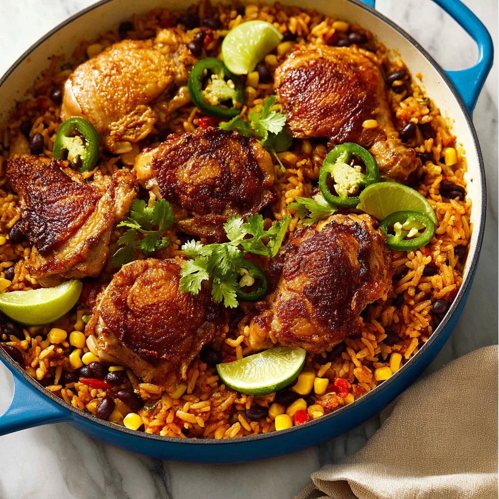 One Pot Mexican Chicken and Rice Recipe - Recipe Image