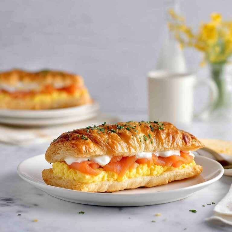 Smoked Salmon and Egg Breakfast Mille-Feuille Recipe
