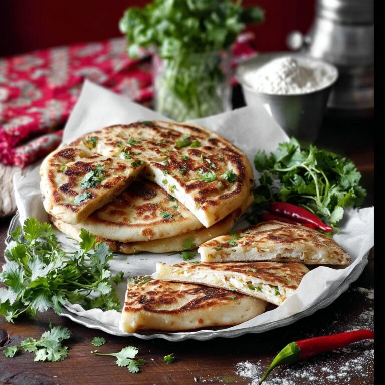 Aloo Paratha (Indian Potato Stuffed Flatbread) Recipe
