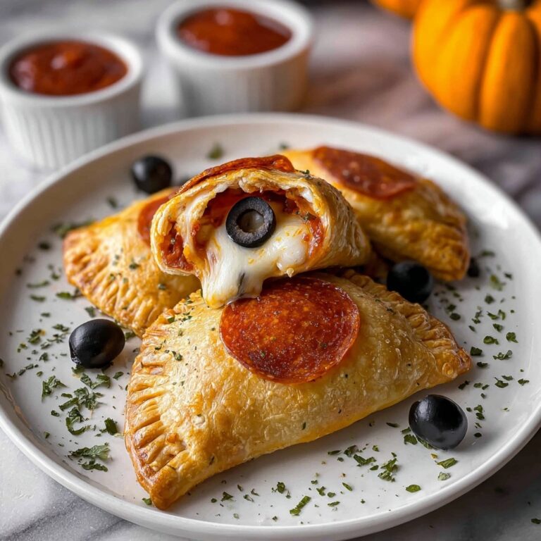 Spooky Pizza Pockets Recipe