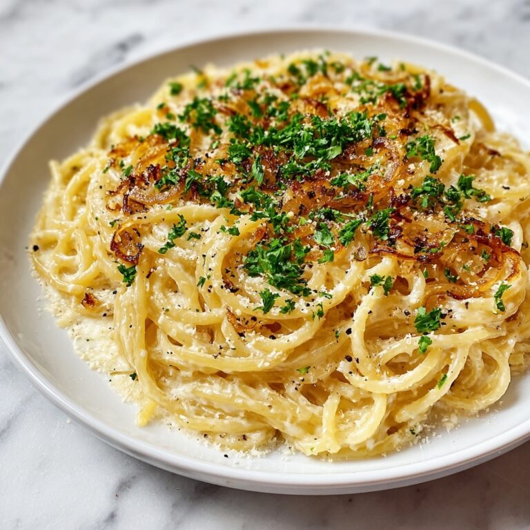 Creamy French Onion and Browned Butter Pasta Recipe