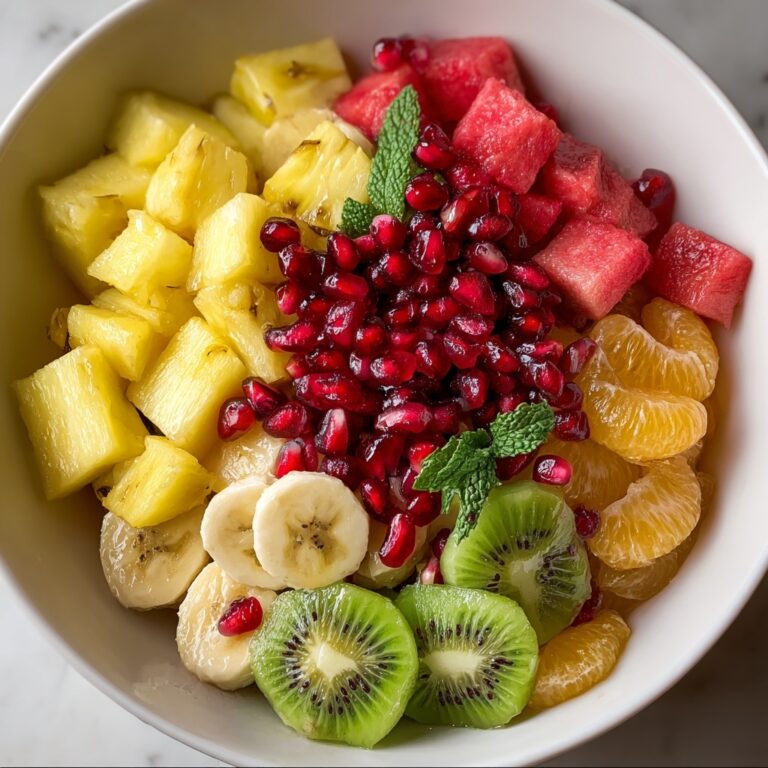 Refreshing Tropical Fruit Salad with Citrus Zest Recipe