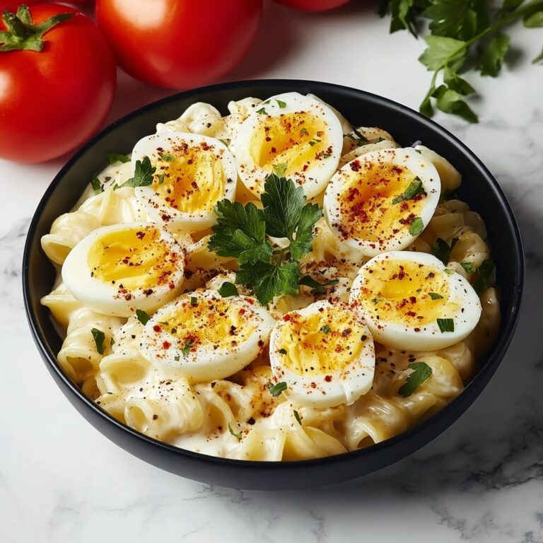 Creamy Deviled Egg Pasta Salad Recipe