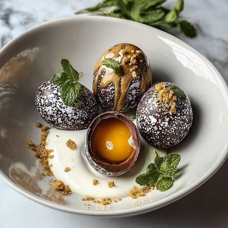 Homemade Chocolate-Covered Easter Eggs with Peanut Butter and Coconut Recipe