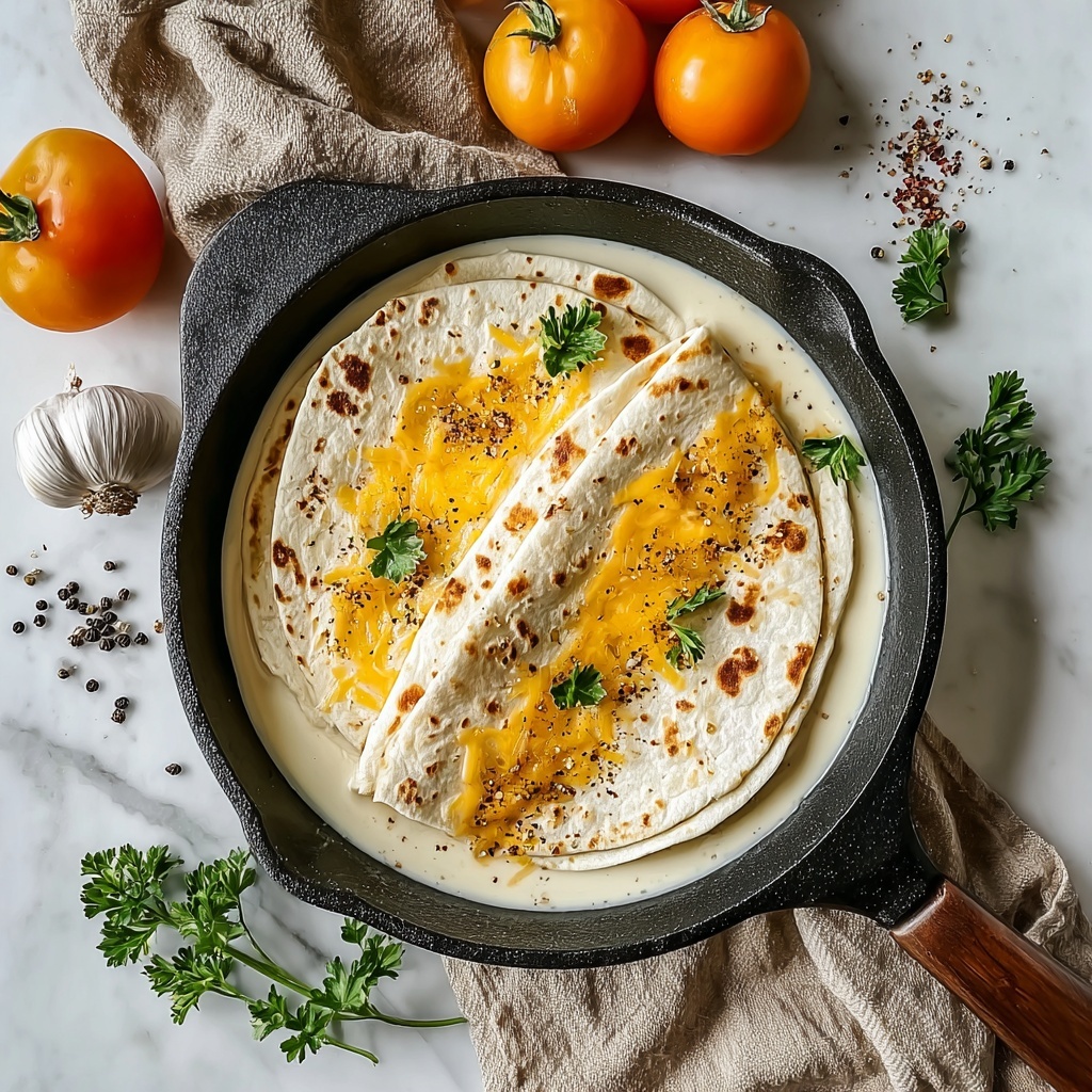 Cheesy Garlic Chicken Wraps Recipe - Recipe Image