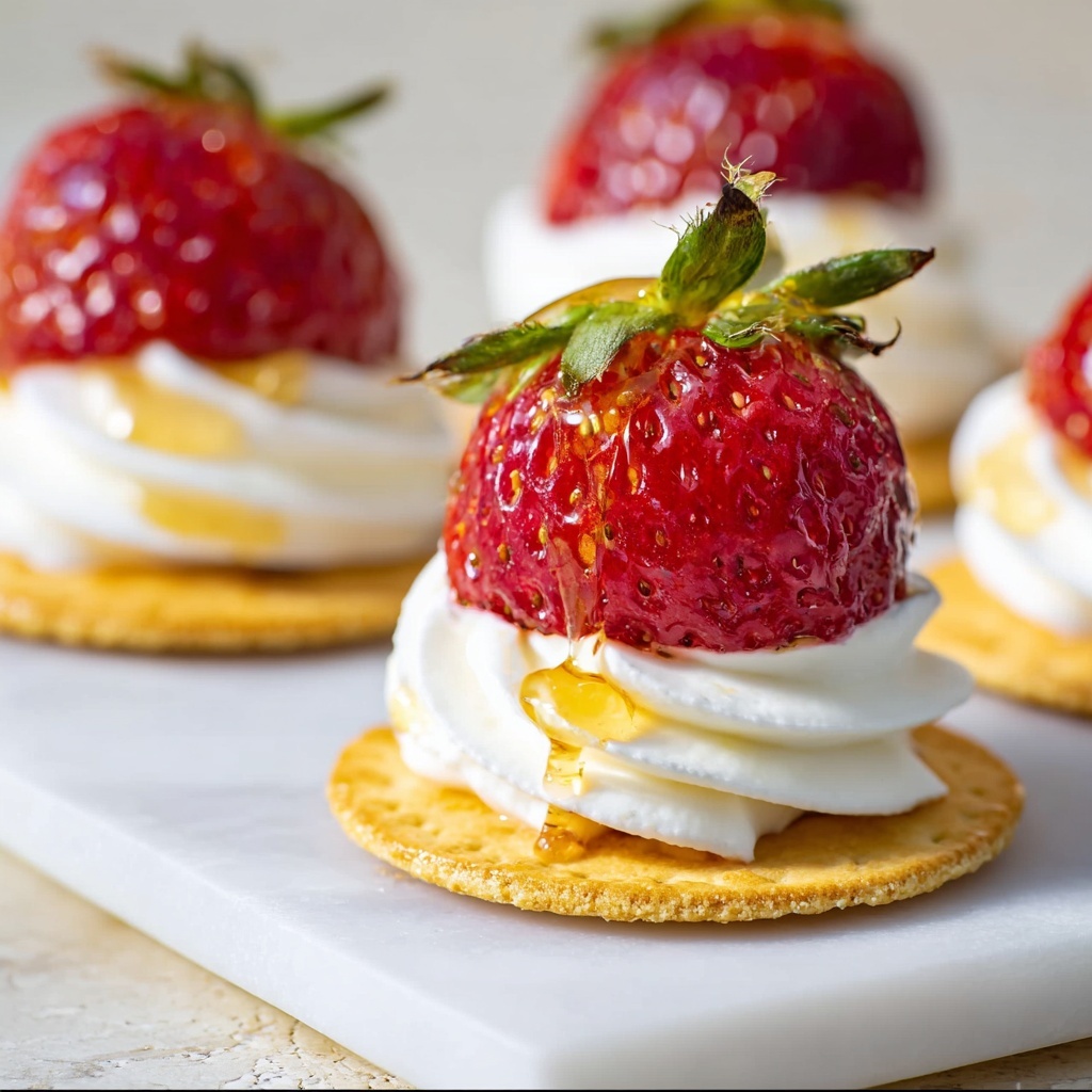 Easy Strawberries and Cream Appetizer Recipe - Recipe Image