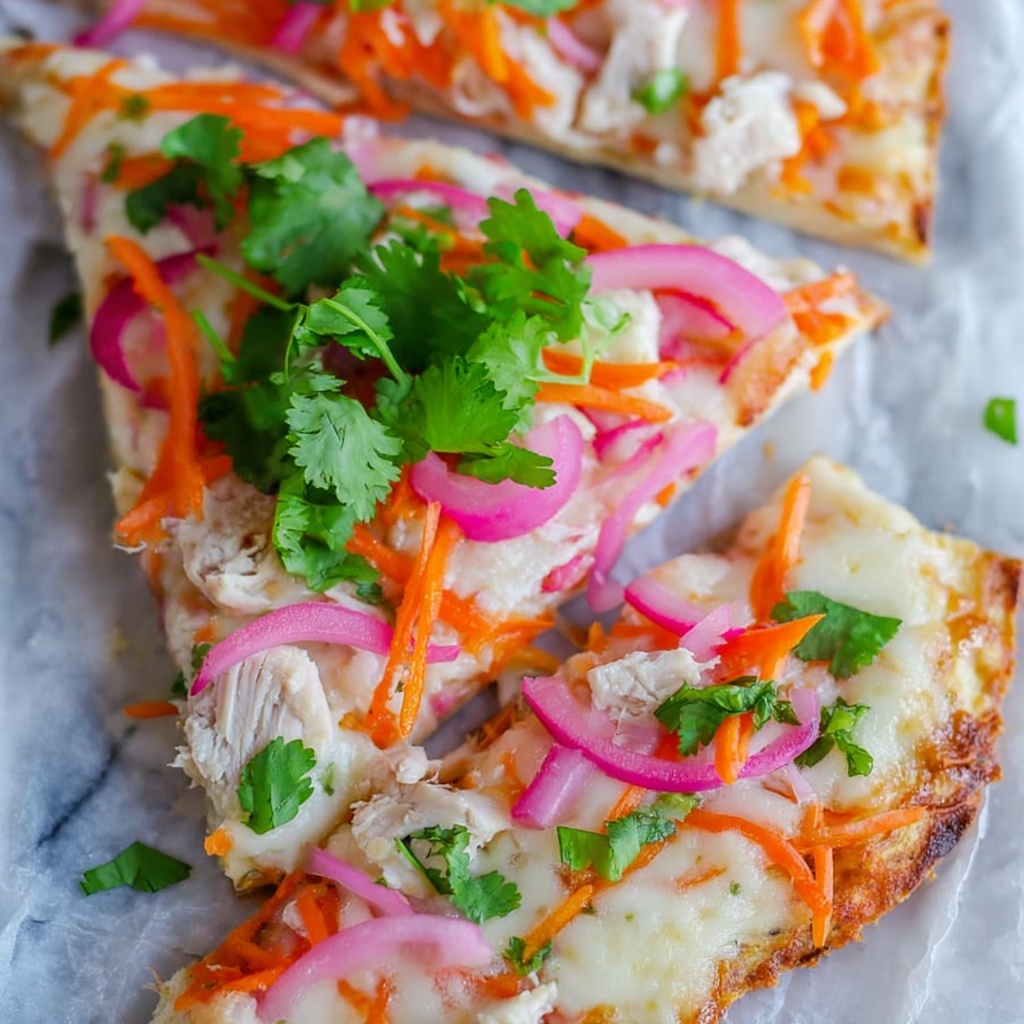 Thai Pizza with Zucchini and Pickled Onions Recipe - Recipe Image