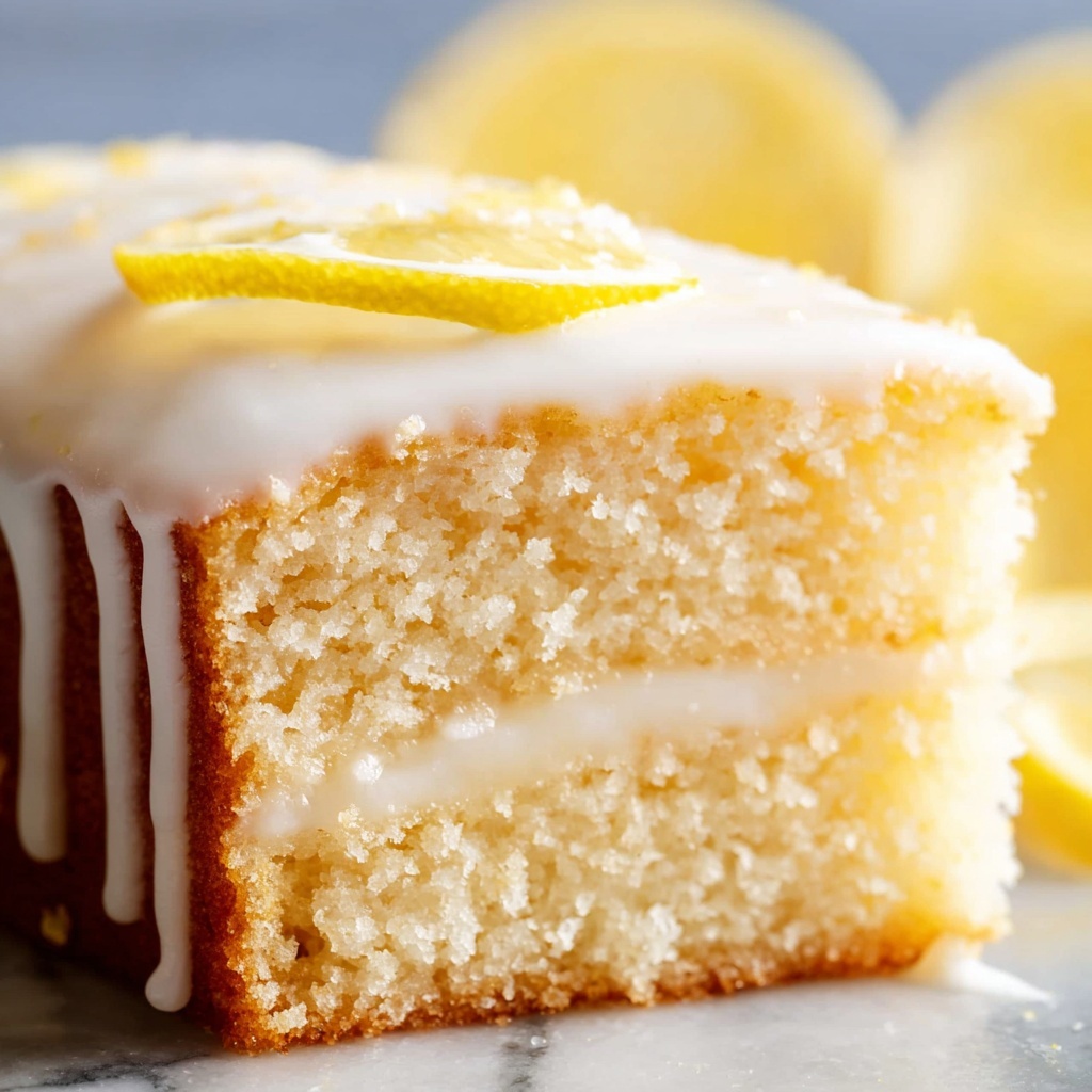 Iced Lemon Loaf Cake Recipe - Recipe Image