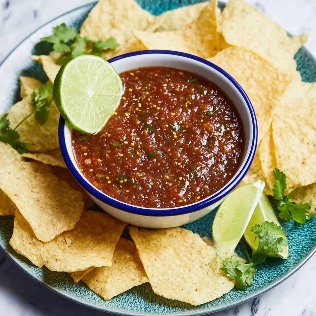 Easy Homemade Blender Salsa Recipe - Recipe Image