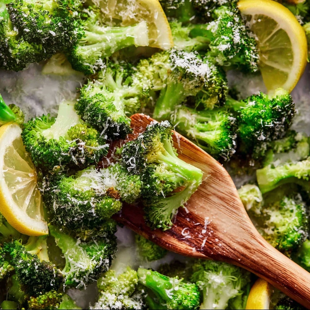 Lemon Parmesan Roasted Broccoli Recipe - Recipe Image