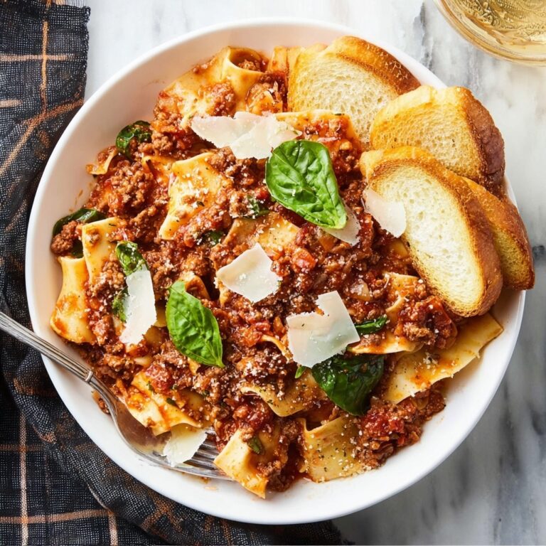 Classic Slow-Simmered Beef Bolognese Recipe
