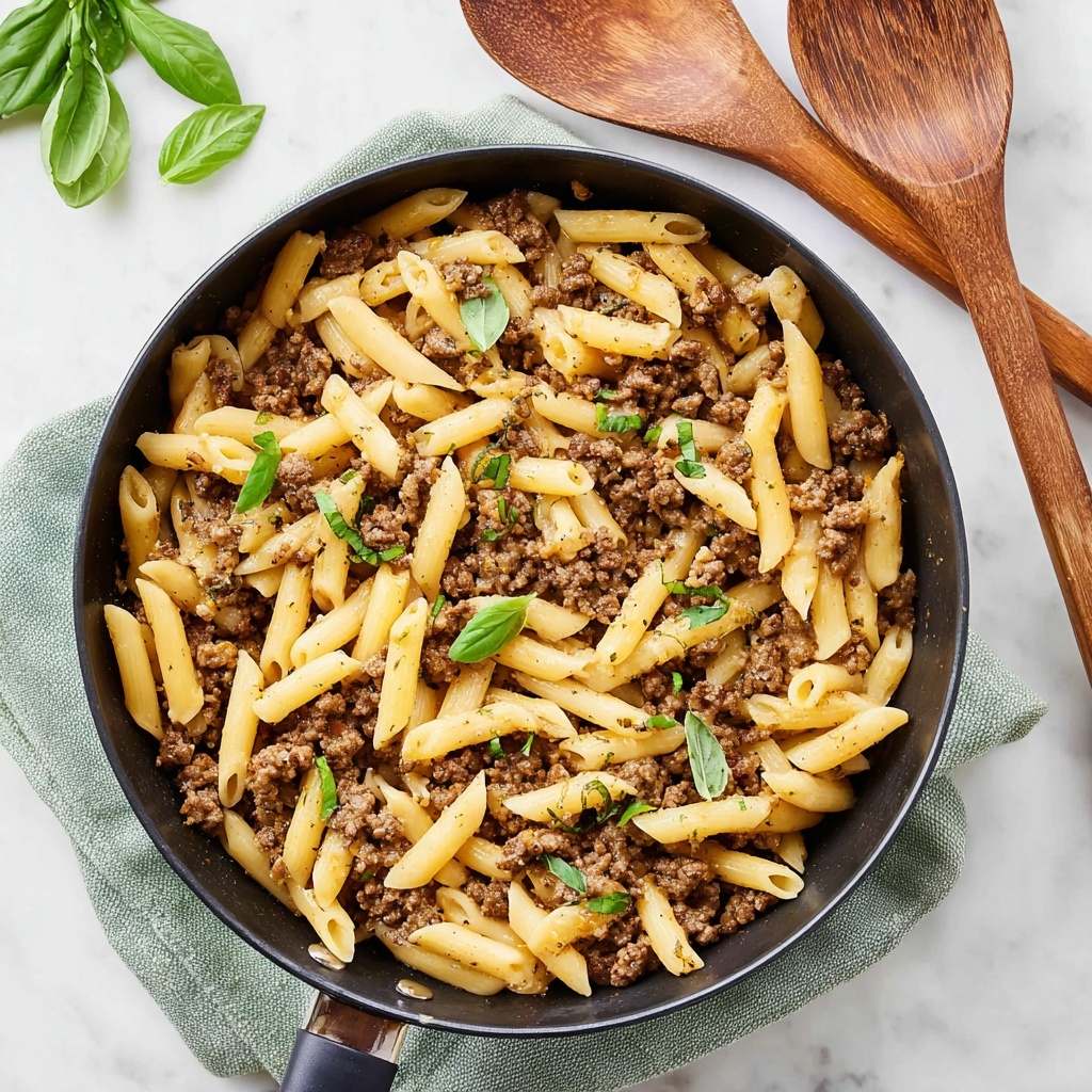 Sausage and Mascarpone Pasta with Tomato and Basil Recipe - Recipe Image