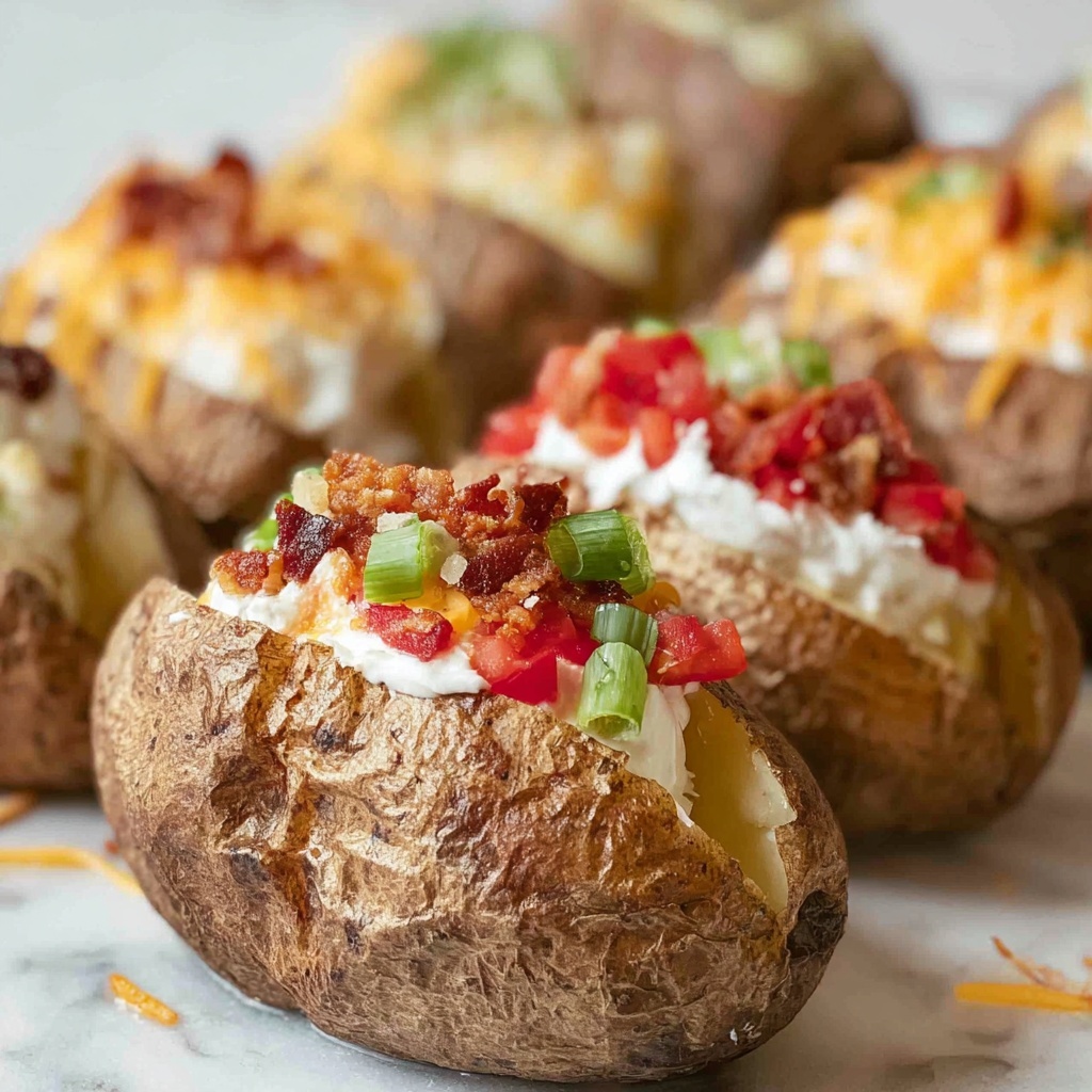 How to Make Baked Potatoes Recipe - Recipe Image
