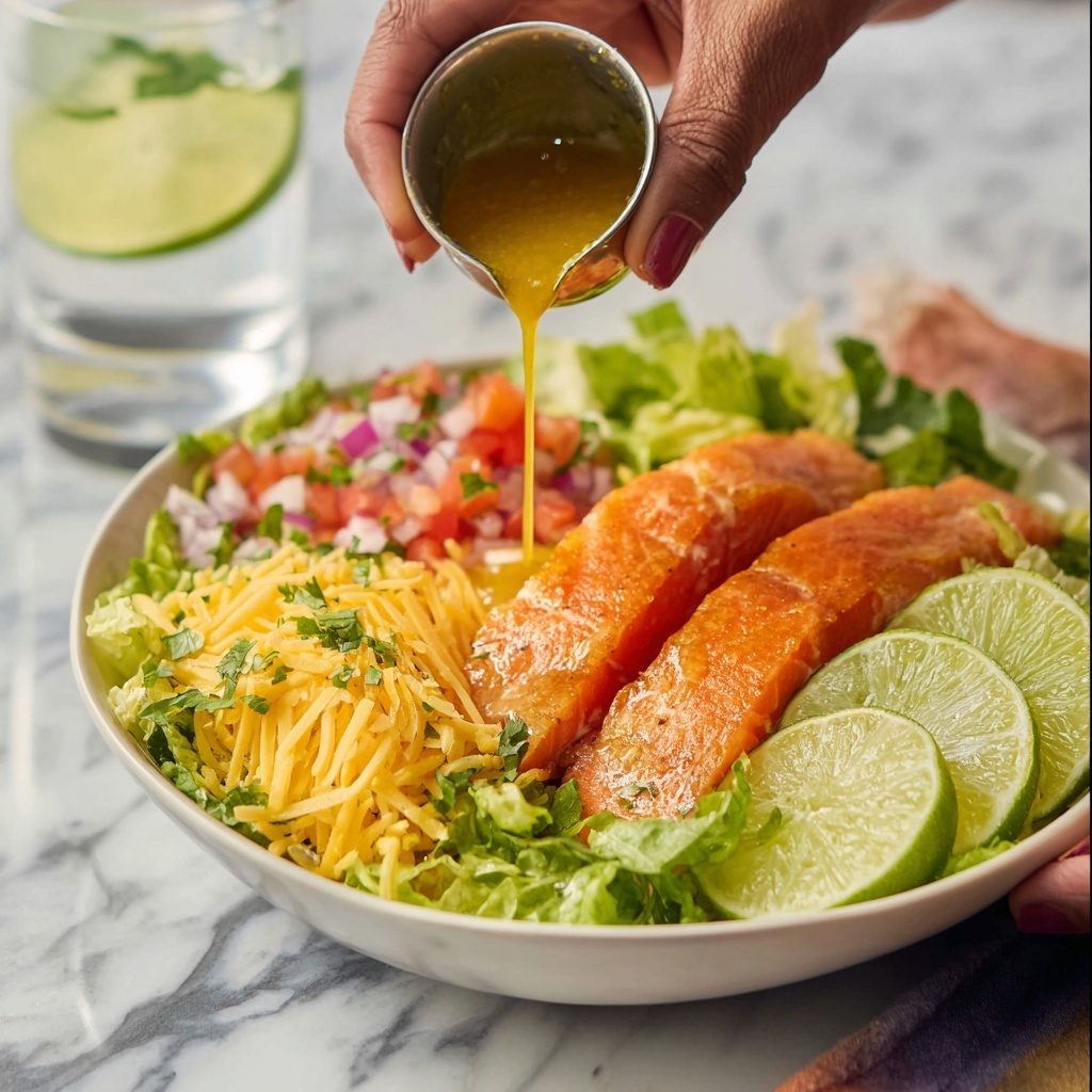 Tequila Lime Salmon Salad Recipe - Recipe Image