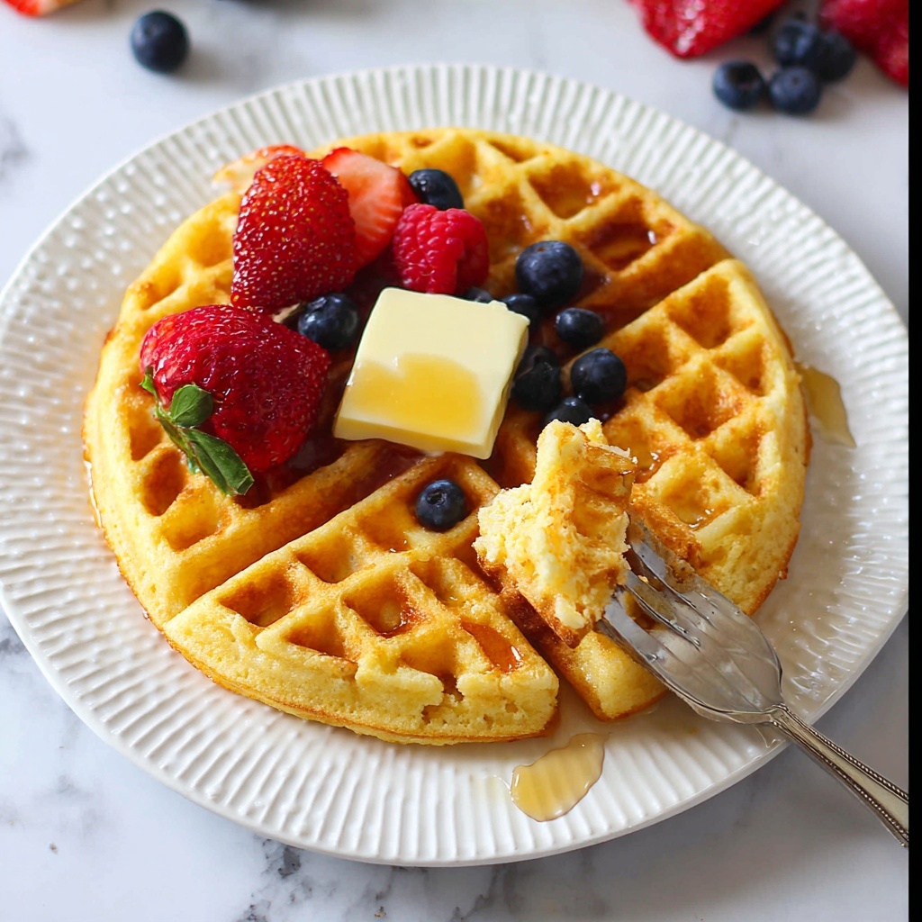 Homemade Waffles Recipe - Recipe Image