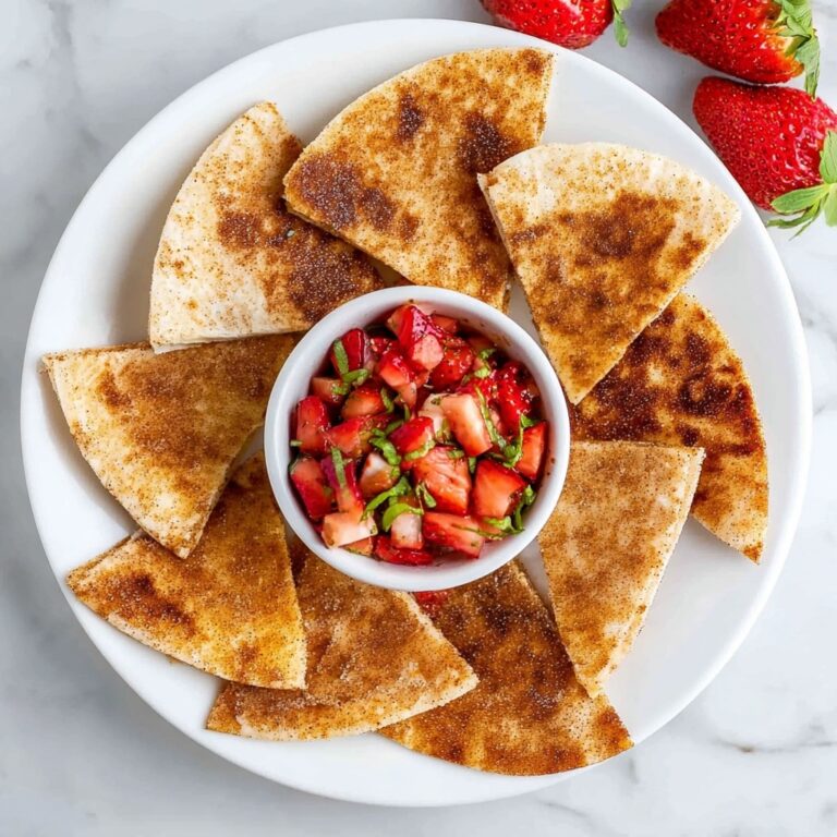 Strawberry Salsa with Cinnamon Chips Recipe