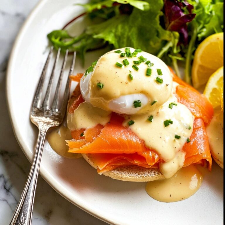 Eggs Benedict with Bacon, Ham, and Smoked Salmon Recipe