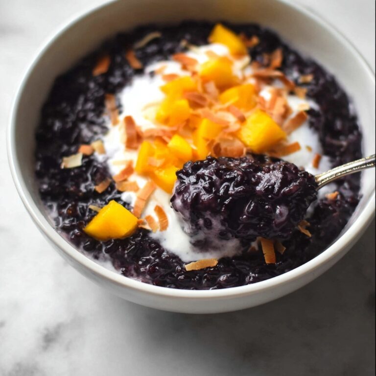 Thai Black Sticky Rice Pudding Recipe