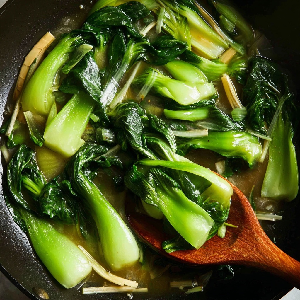 Bok Choy in Ginger Sauce Recipe - Recipe Image