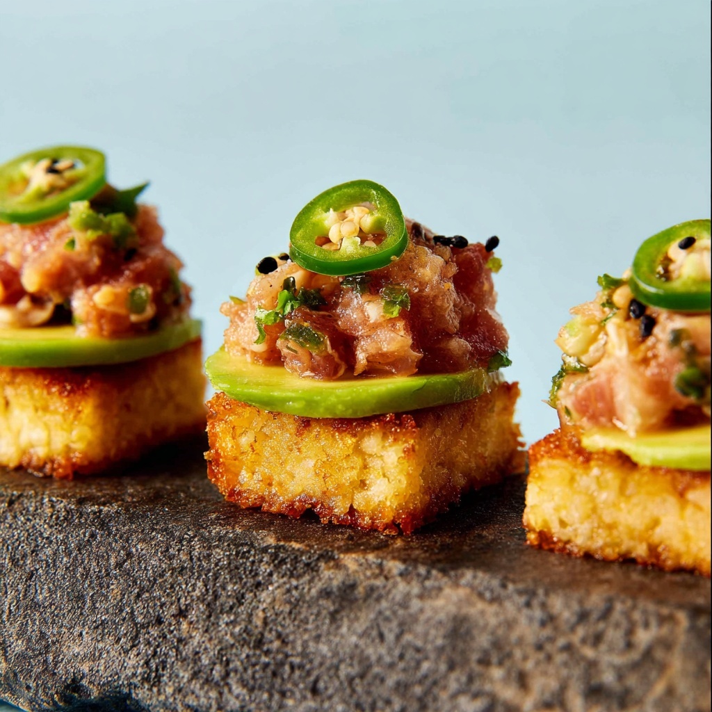 Crispy Rice with Spicy Tuna (Nobu Copycat) Recipe - Recipe Image