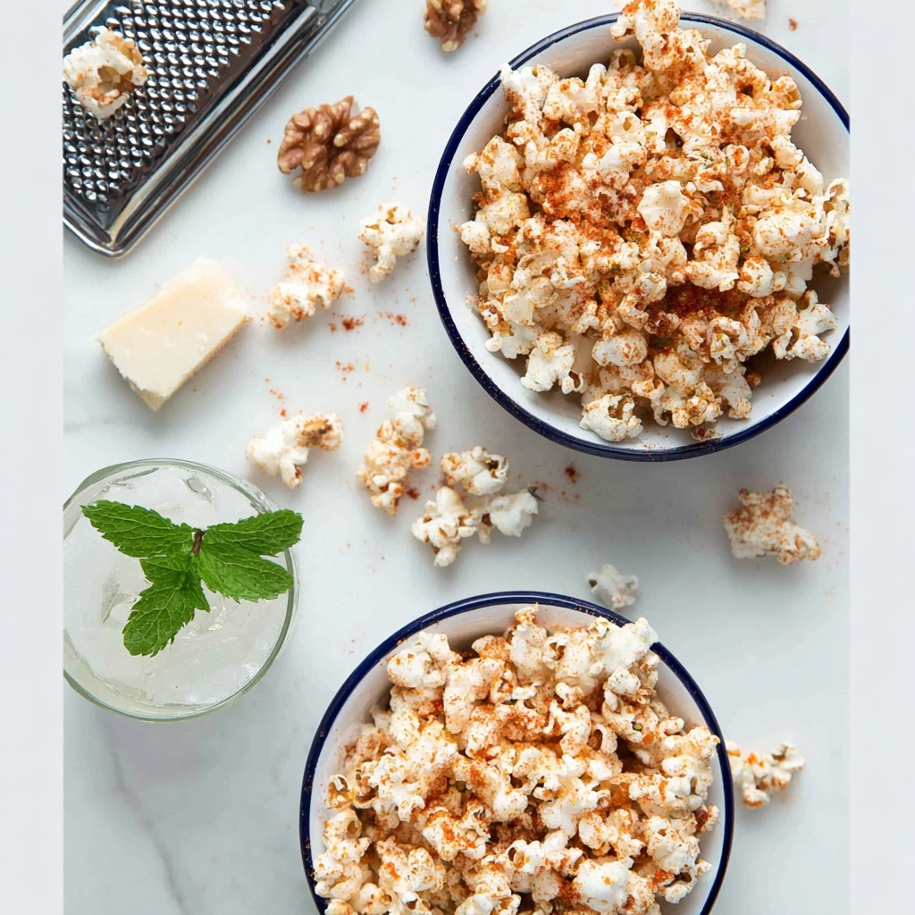 Spicy Parmesan Party Popcorn Recipe - Recipe Image