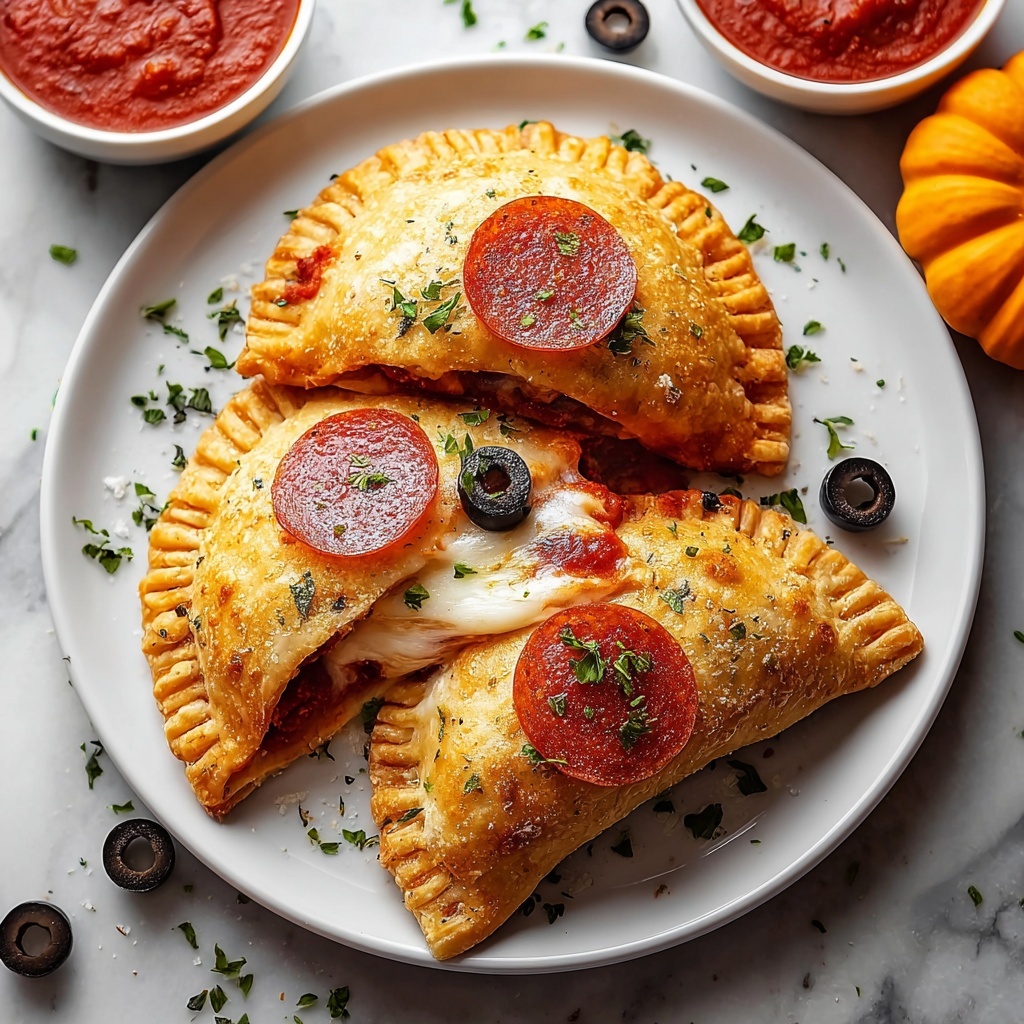 Spooky Pizza Pockets Recipe - Recipe Image