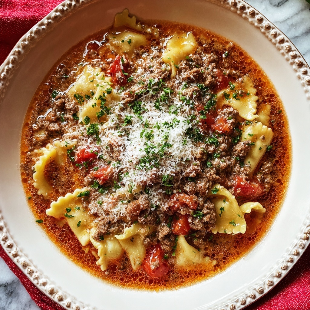 Crock Pot Lasagna Soup Recipe - Recipe Image
