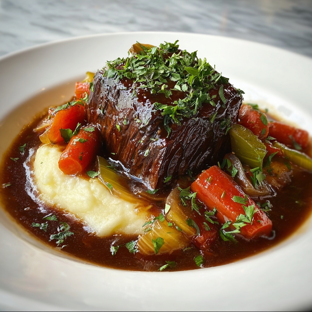 Red Wine Braised Beef Recipe - Recipe Image
