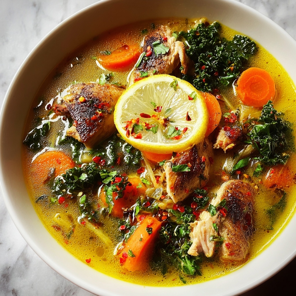 Anti Inflammatory Turmeric Chicken Soup Recipe - Recipe Image