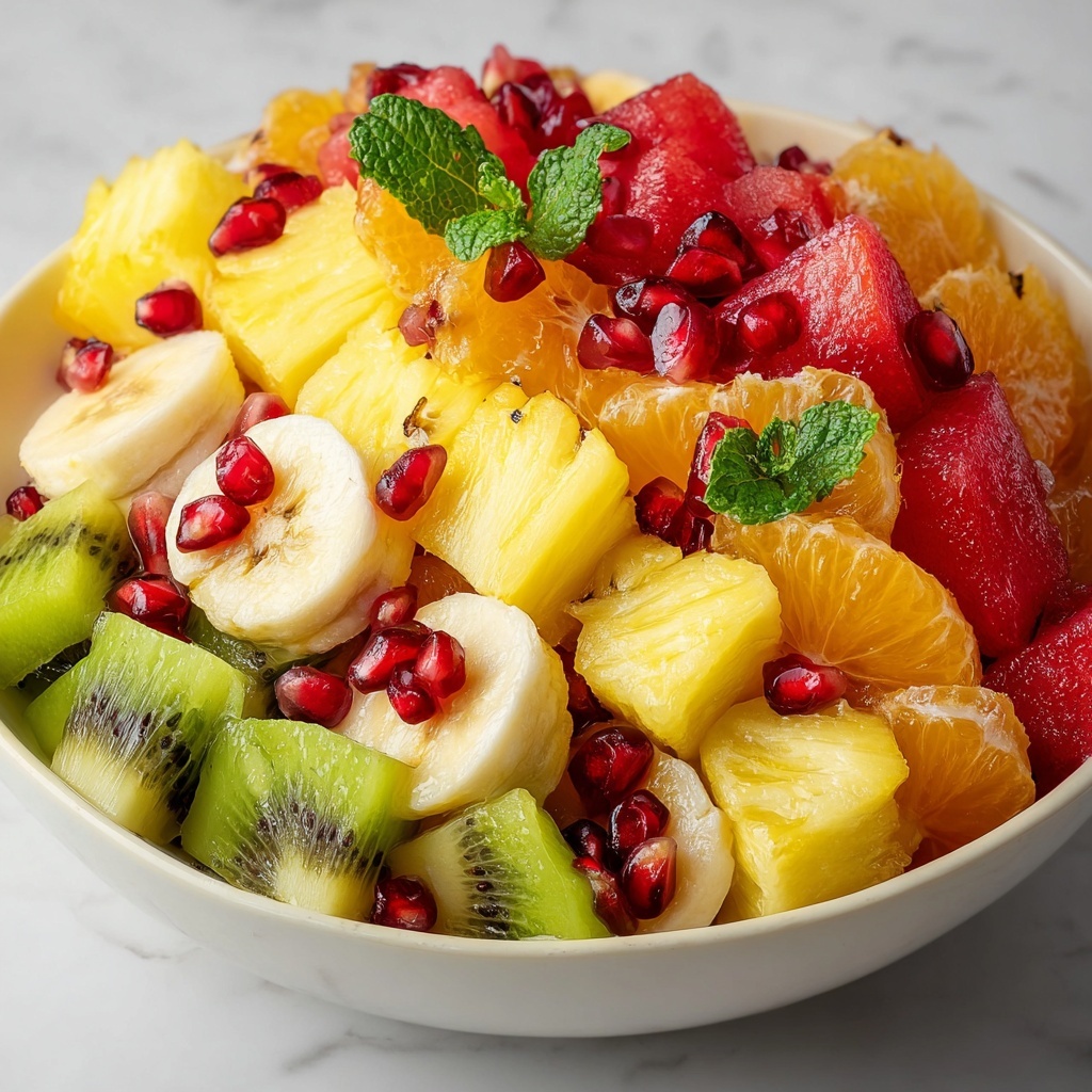 Refreshing Tropical Fruit Salad with Citrus Zest Recipe - Recipe Image