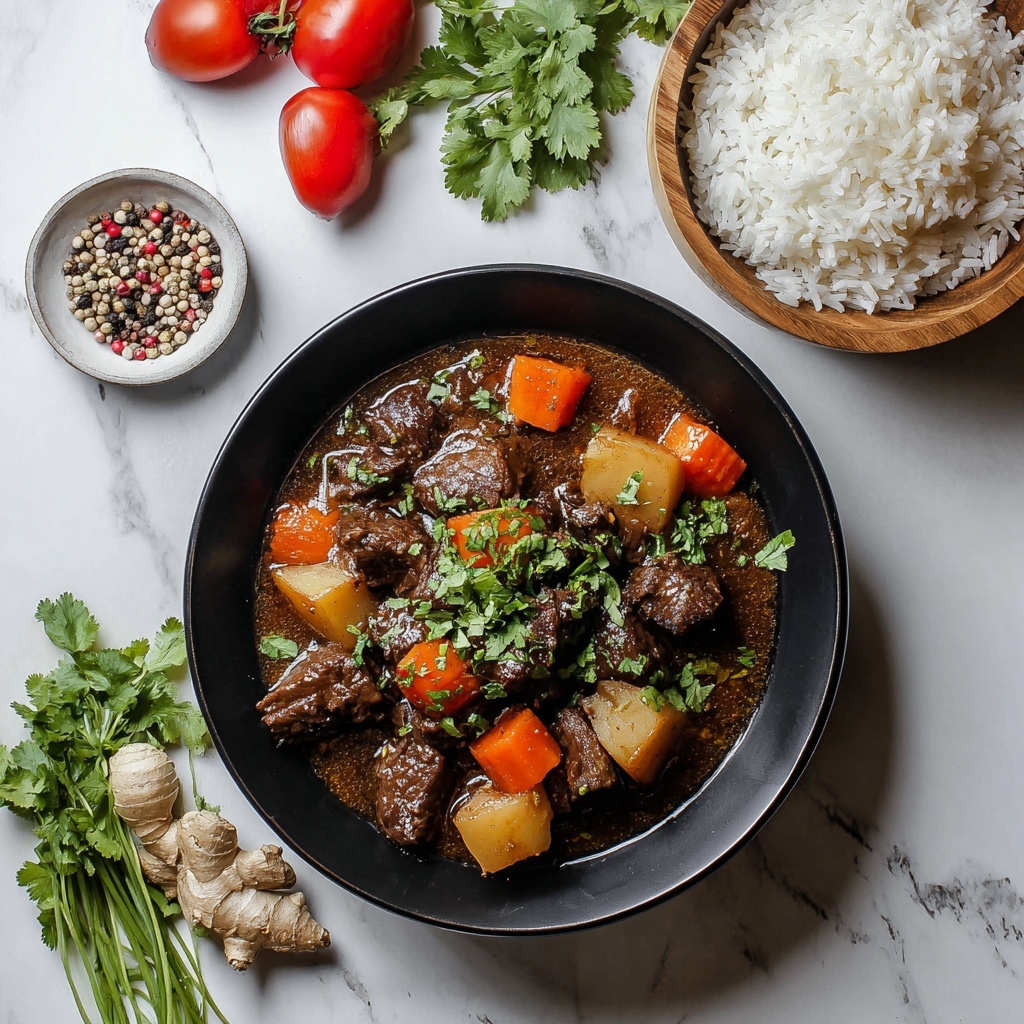 Slow Cooker Beef Curry Recipe - Recipe Image