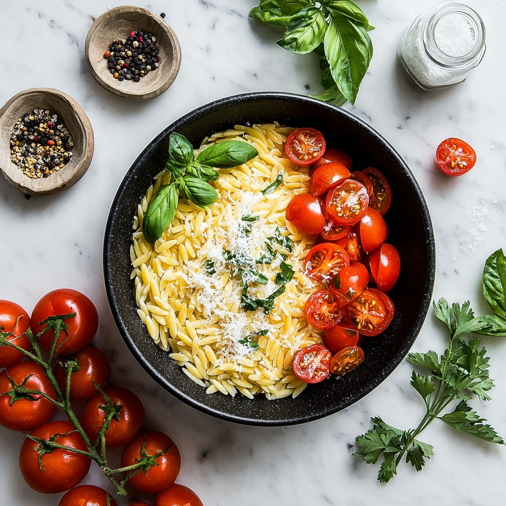 Mediterranean Orzo Pasta Salad Recipe - Recipe Image