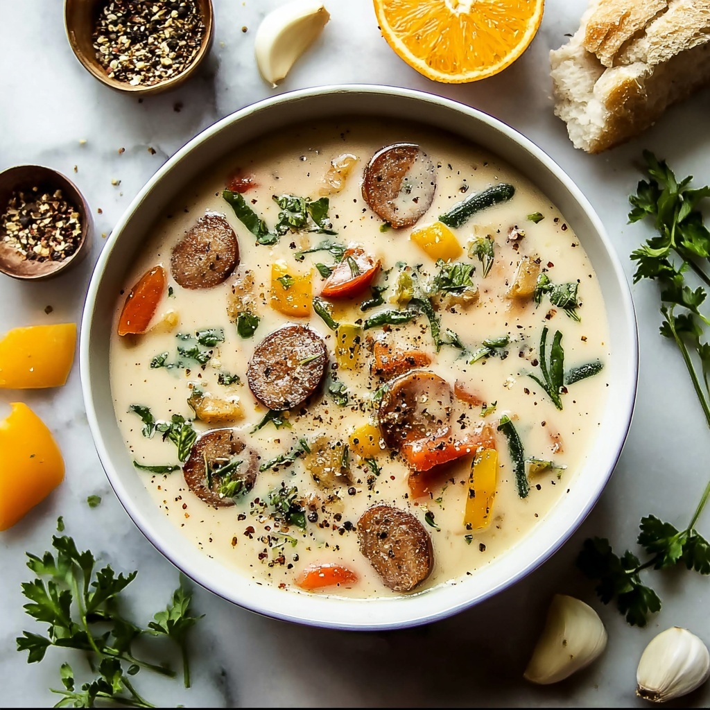 Creamy Sausage and Kale Potato Soup Recipe - Recipe Image