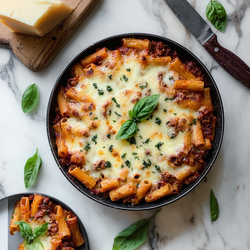 Creamy Baked Ziti Recipe - Recipe Image