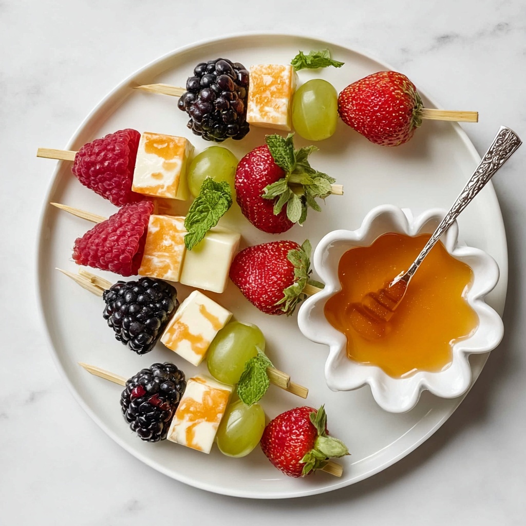 Fruit and Cheese Kabobs Recipe - Recipe Image