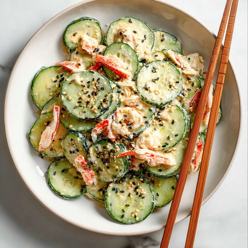 California Roll Cucumber Salad Recipe - Recipe Image