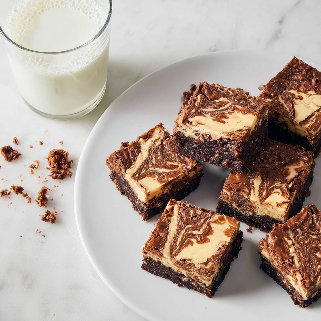 Tahini Brownies Recipe - Recipe Image