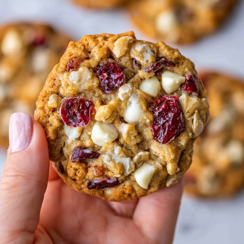 White Chocolate Cranberry Cookies Recipe - Recipe Image