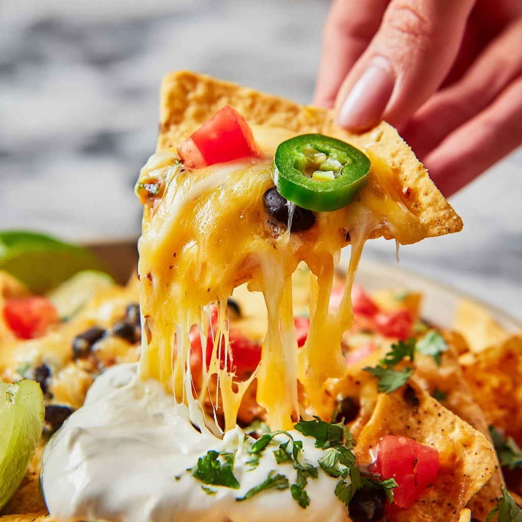 Easy Rotisserie Chicken Nachos Recipe - Recipe Image