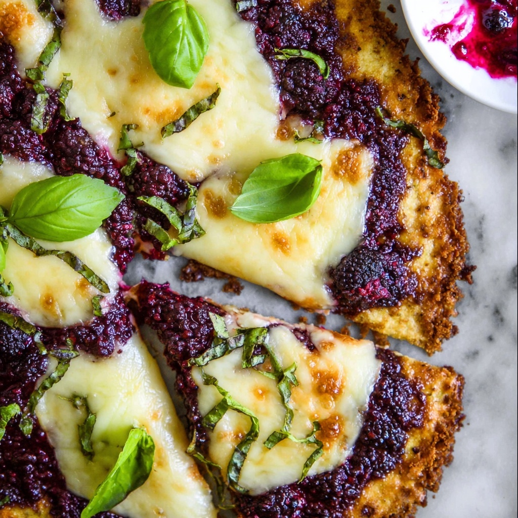 Blackberry Ricotta Pizza with Basil Recipe - Recipe Image