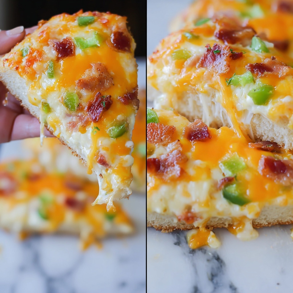 Jalapeño Popper Cheesy Bacon Bread Recipe - Recipe Image