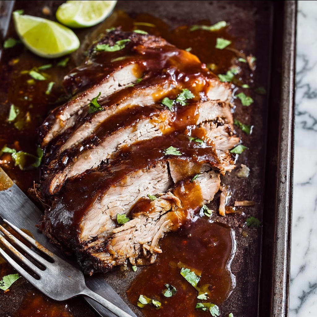 Asian-Style Slow Cooker Pork Tenderloin with Caramelized Glaze Recipe - Recipe Image