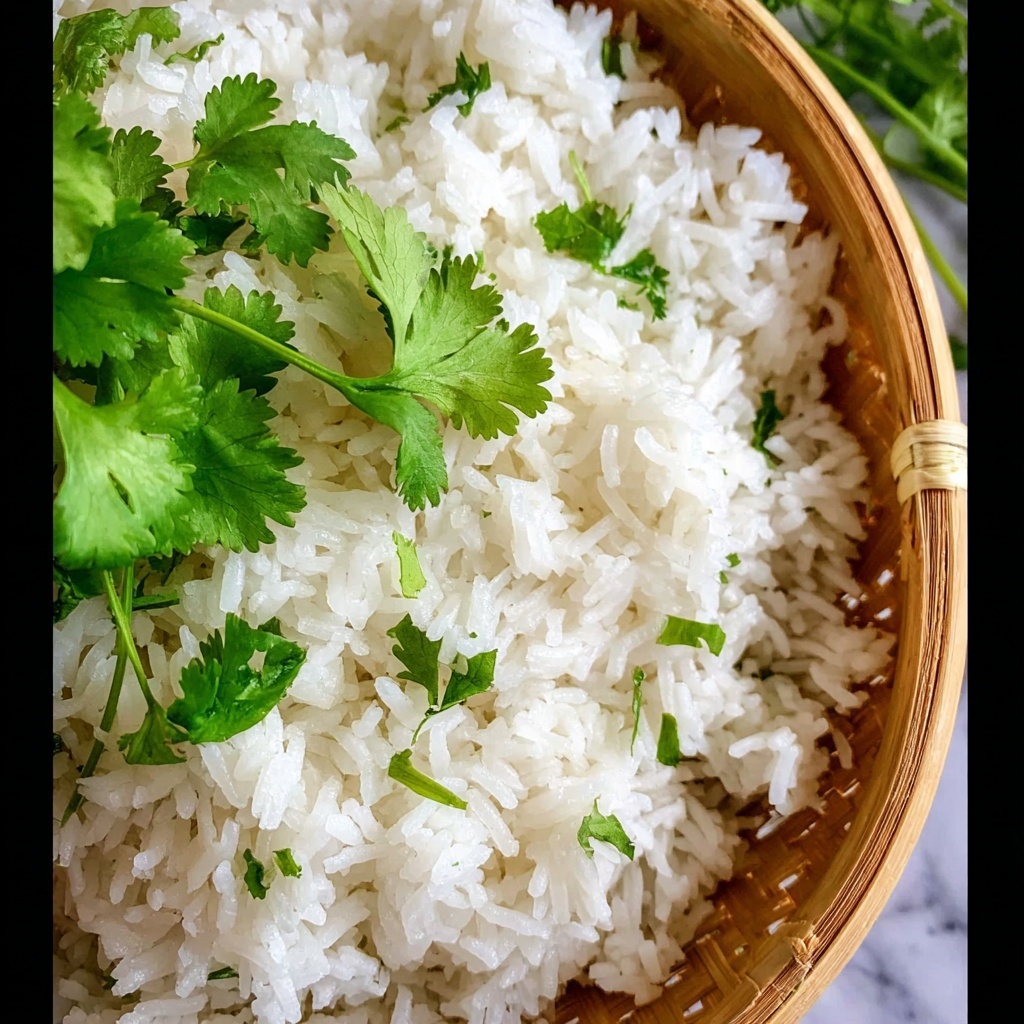 Coconut Jasmine Rice with Cilantro Recipe - Recipe Image