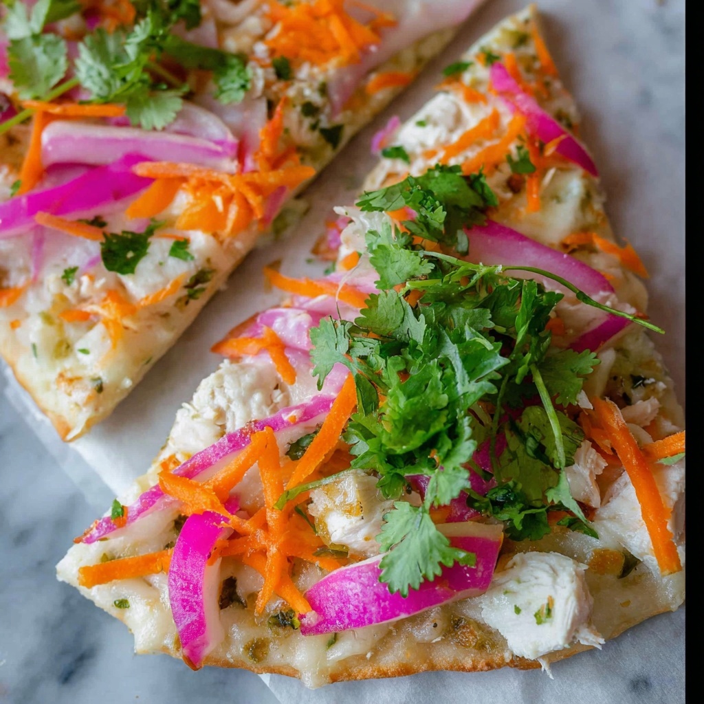 Thai Pizza with Zucchini and Pickled Onions Recipe - Recipe Image