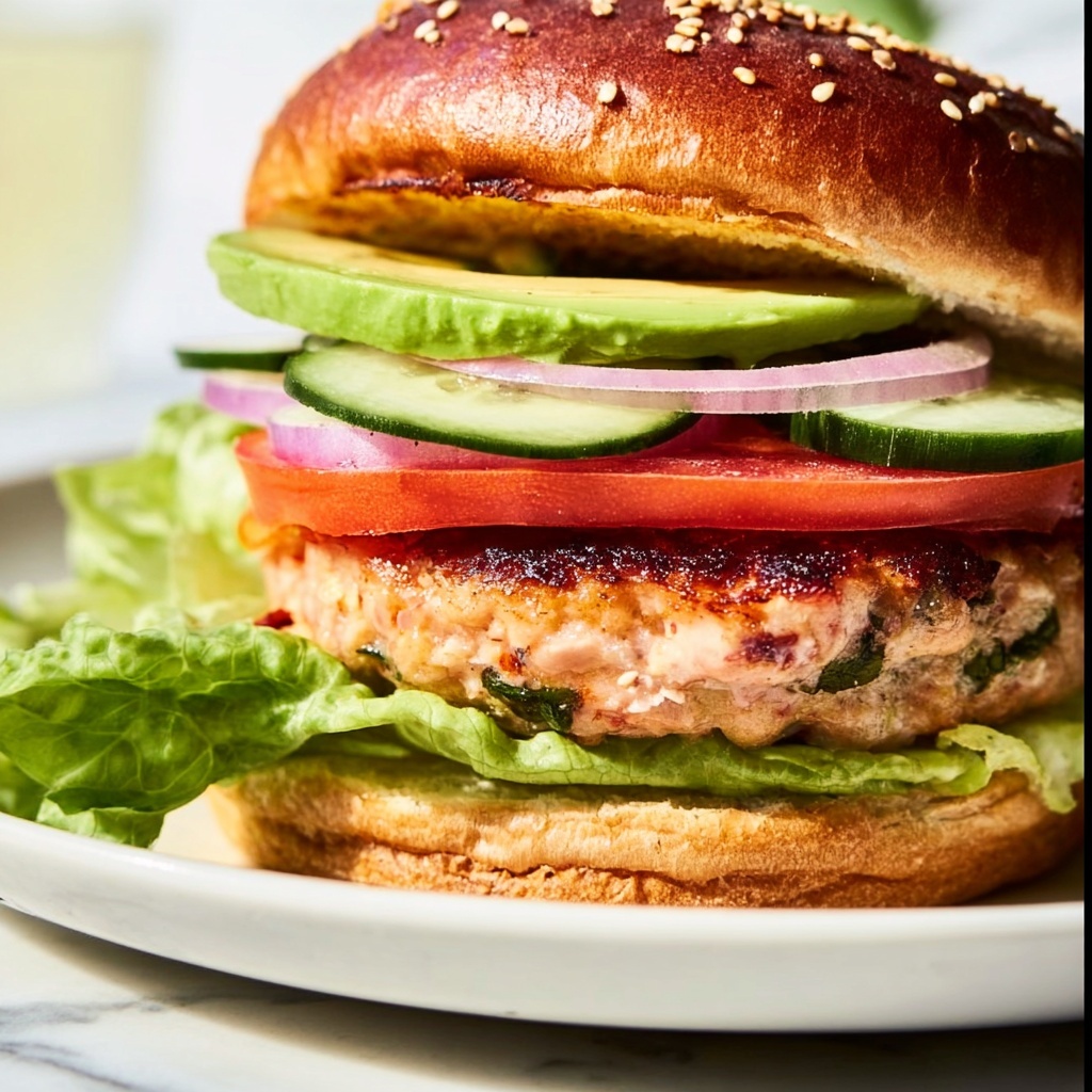 Asian Salmon Burgers with Wasabi Mayonnaise Recipe - Recipe Image