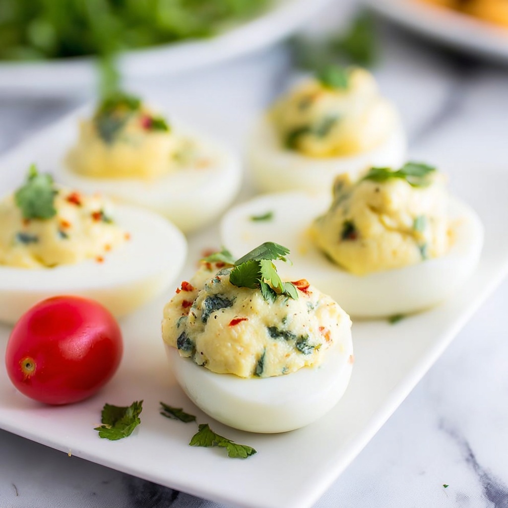 Deviled Guacamole Eggs Recipe - Recipe Image