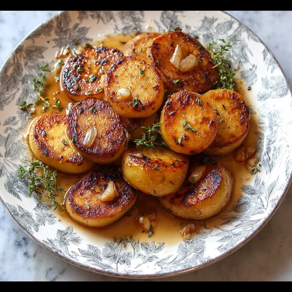 Melting Potatoes with Herb and Garlic Butter Recipe - Recipe Image
